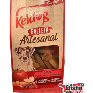 Galletas Artesanales Carne, Zanahoria y Manzana para Perro Can Amor 150 g