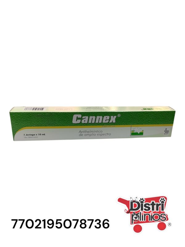 Cannex (Antihelmíntico de amplio espectro) suspensión oral 1 jeringa x ...