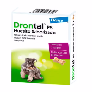 DRONTAL PS 2 TABLETAS << PERRO