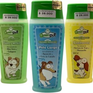 SHAMPOO PELO CORTO Y MEDIO ; PELO LARGO; CACHORRO 200 ML << PERRO