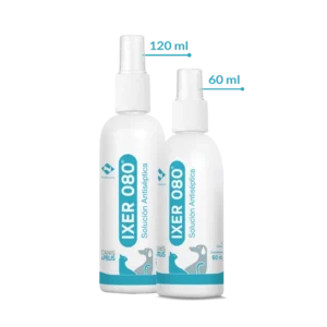 IXER 080 SOLUCIÓN DE 120 ML -60 ML << GATO-PERRO