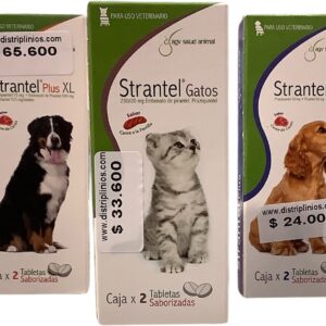 STRANTEL (PLUS) (PLUS XL) (GATOS) 2 TAB << GATO-PERRO